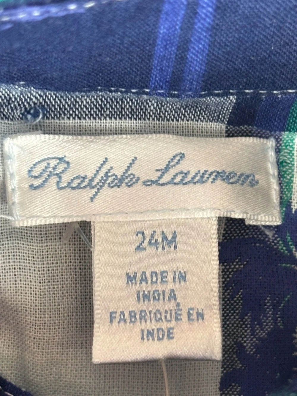 NEW Boys Ralph Lauren Hawaiian Palm Trees Polo Shirt 24 Months Button